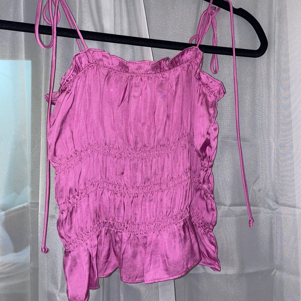 Olivaceous Pink Tank Top, Size S